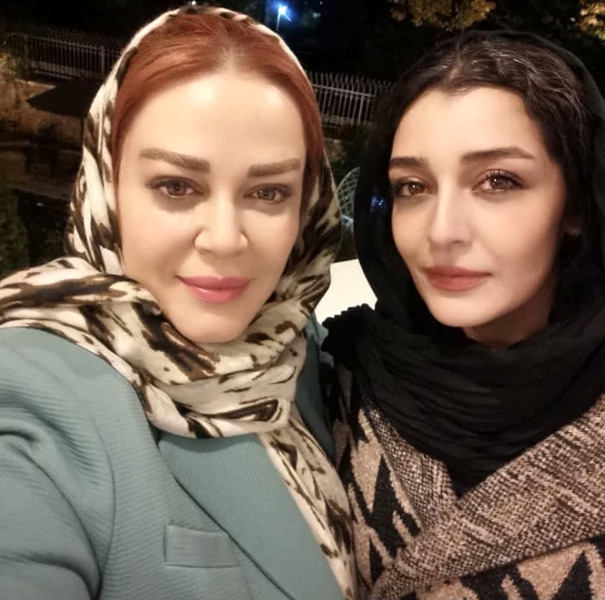 سلفی بهاره رهنما با بازیگر اهل دل + عکس