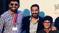 نوید محمدزاده  در کنار امید معلم+عکس