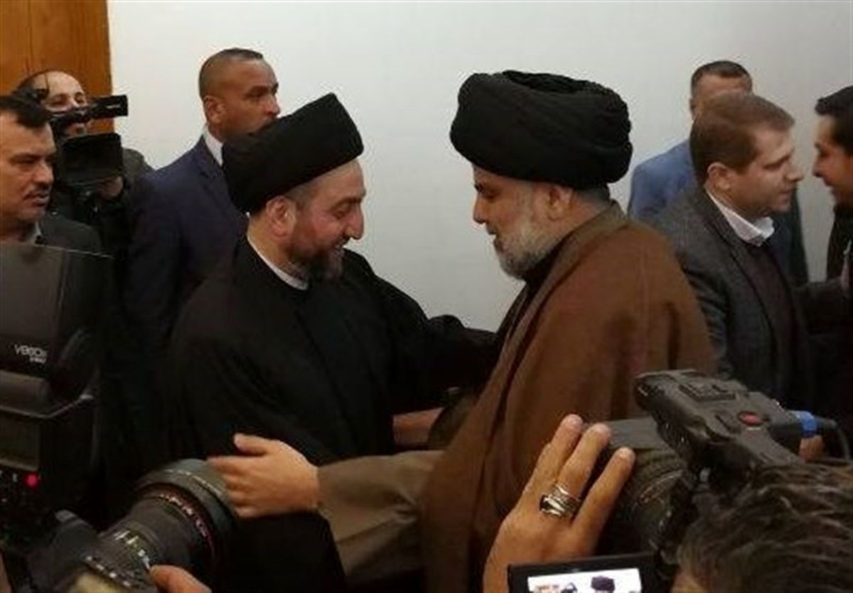 مقتدی صدر و عمار حکیم در نجف دیدار کردند