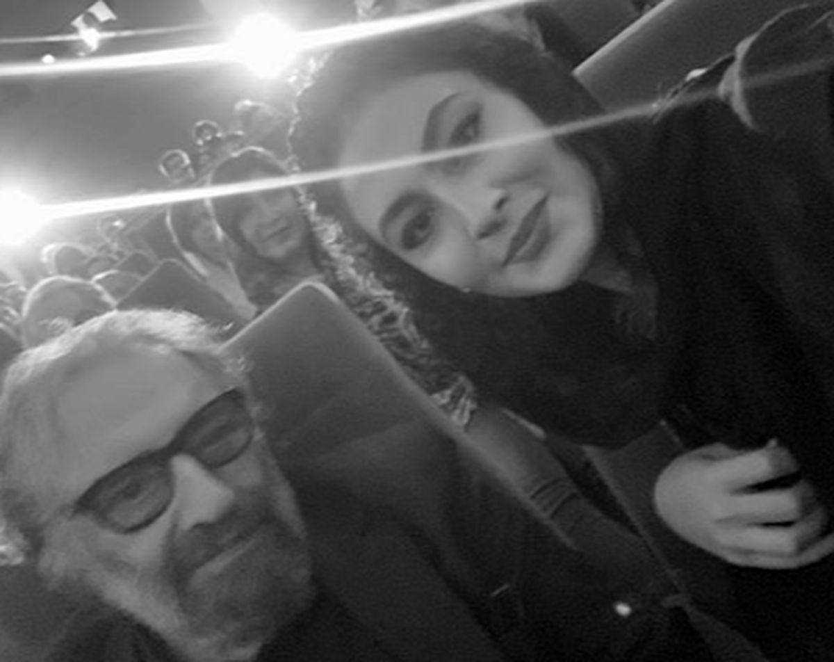 مریم مومن در کنار بزرگمرد سینما ایران+عکس