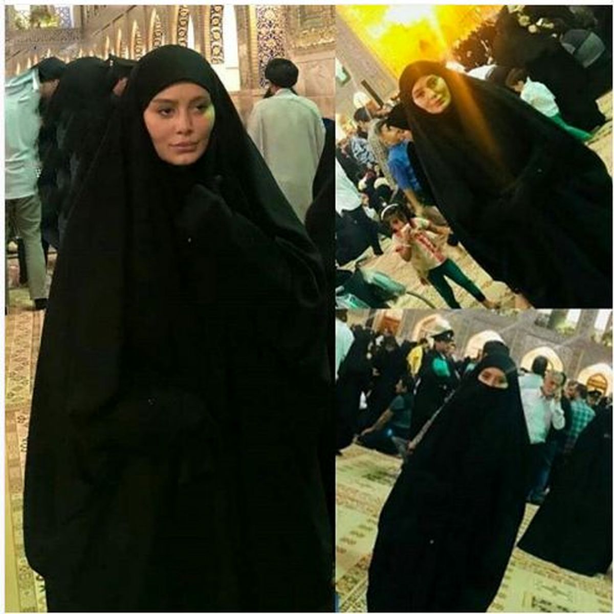 عکس حجاب کامل سحر قریشی و جوابش به منتقدان