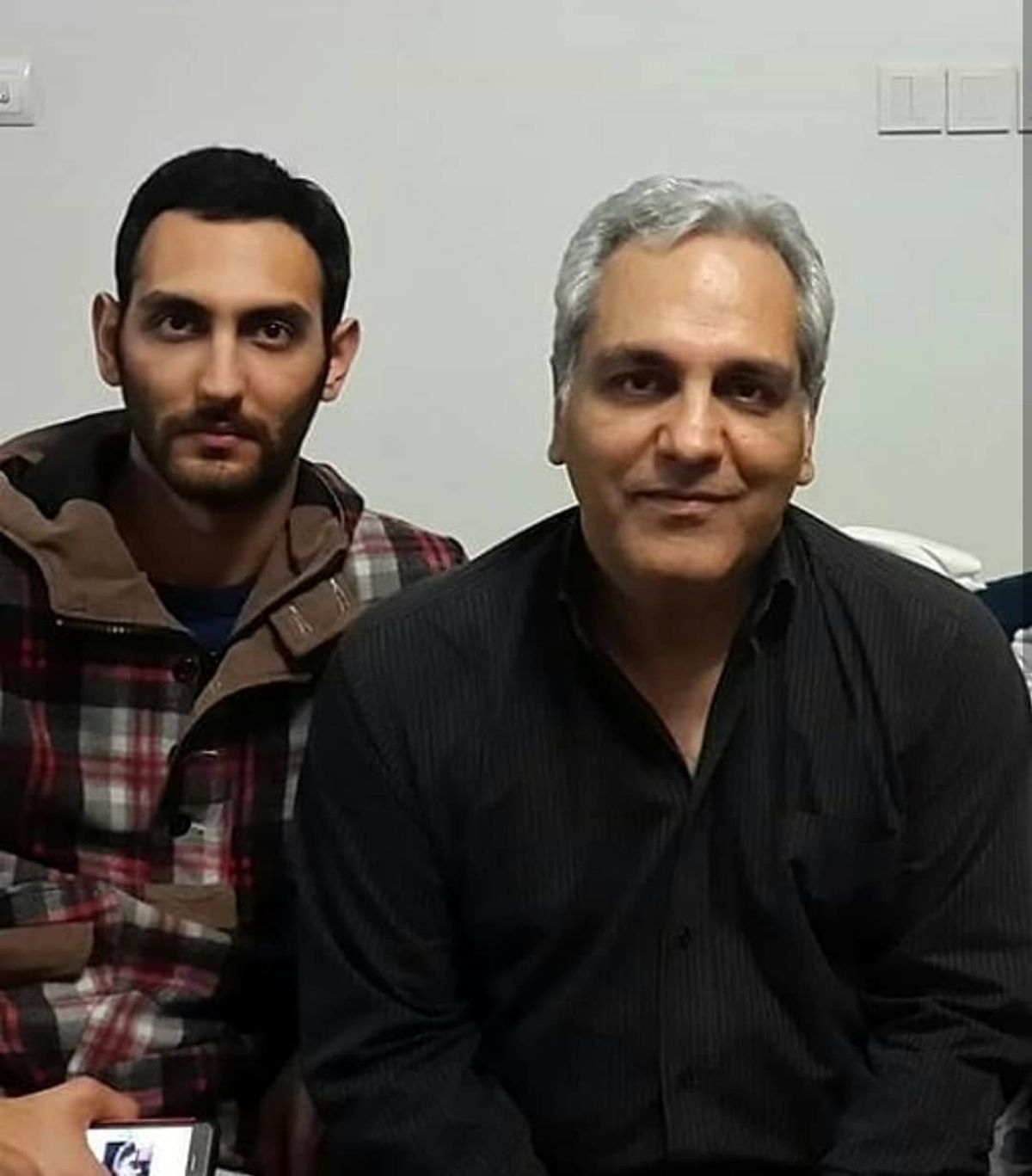 مهران مدیری در کنار پسر خواننده اش + عکس