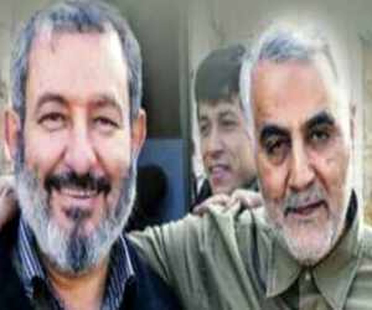 اقامه نماز بر پیکر جانباز شهید سردار استوار+ عکس