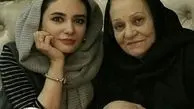 لیندا کیانی و‌مادرش در یک‌میهمانی + عکس