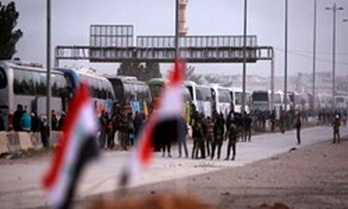 توقف روند اخراج تروریست‌ها از «دوما» در شرق دمشق