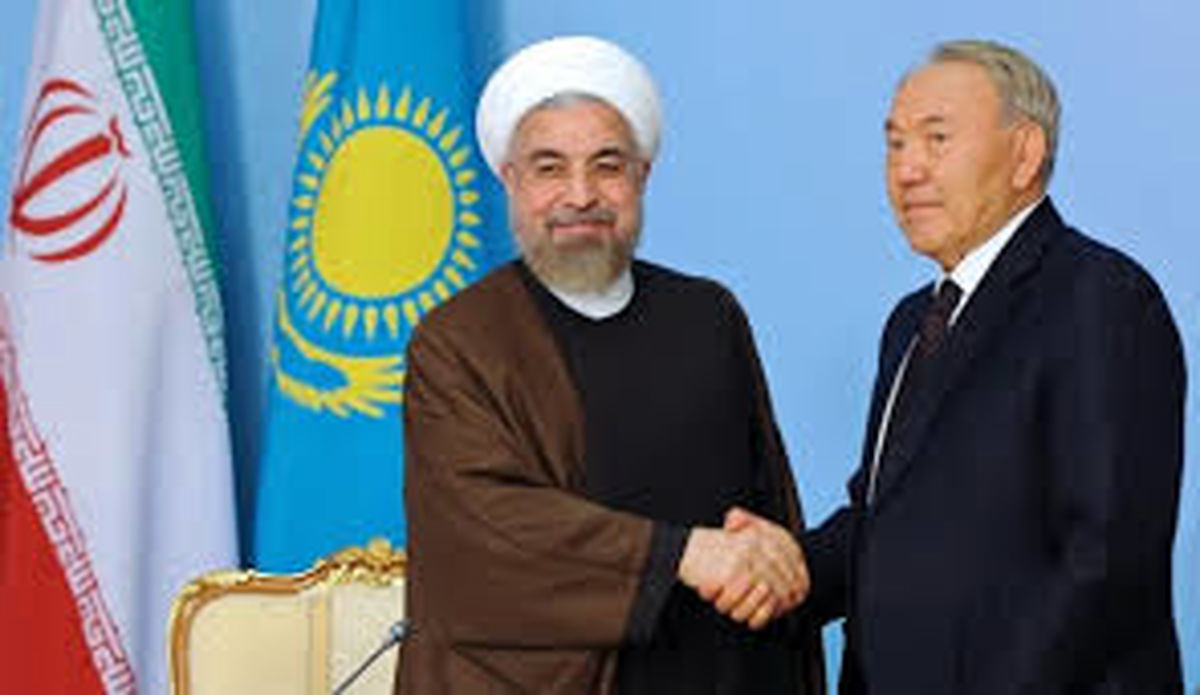 استقبال رسمی روحانی از رئیس جمهور قزاقستان