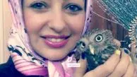 جغد خانگی بامزه خانم بازیگر + عکس
