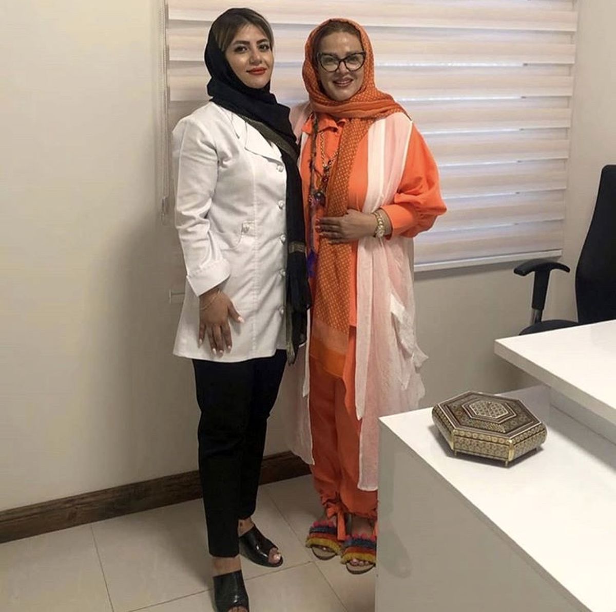 بهاره رهنما در کلینیک زیبایی + عکس