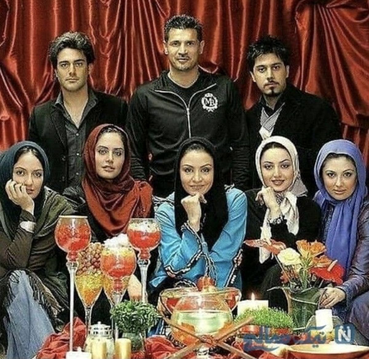 عکس زیرخاکی دیده نشده از یک دورهمی خانم ها و آقایون بازیگر جوان 