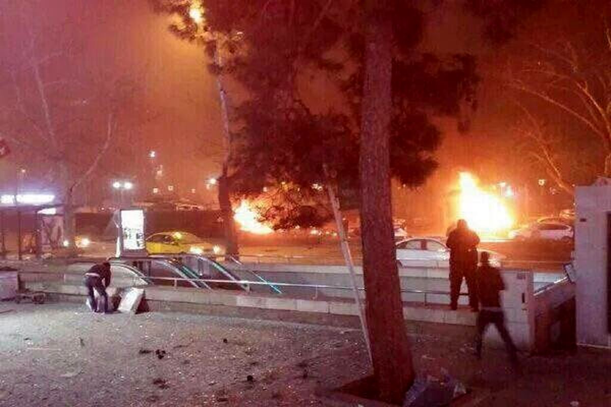  انفجار خودروی بمب‌گذاری‌شده در آنکارا 