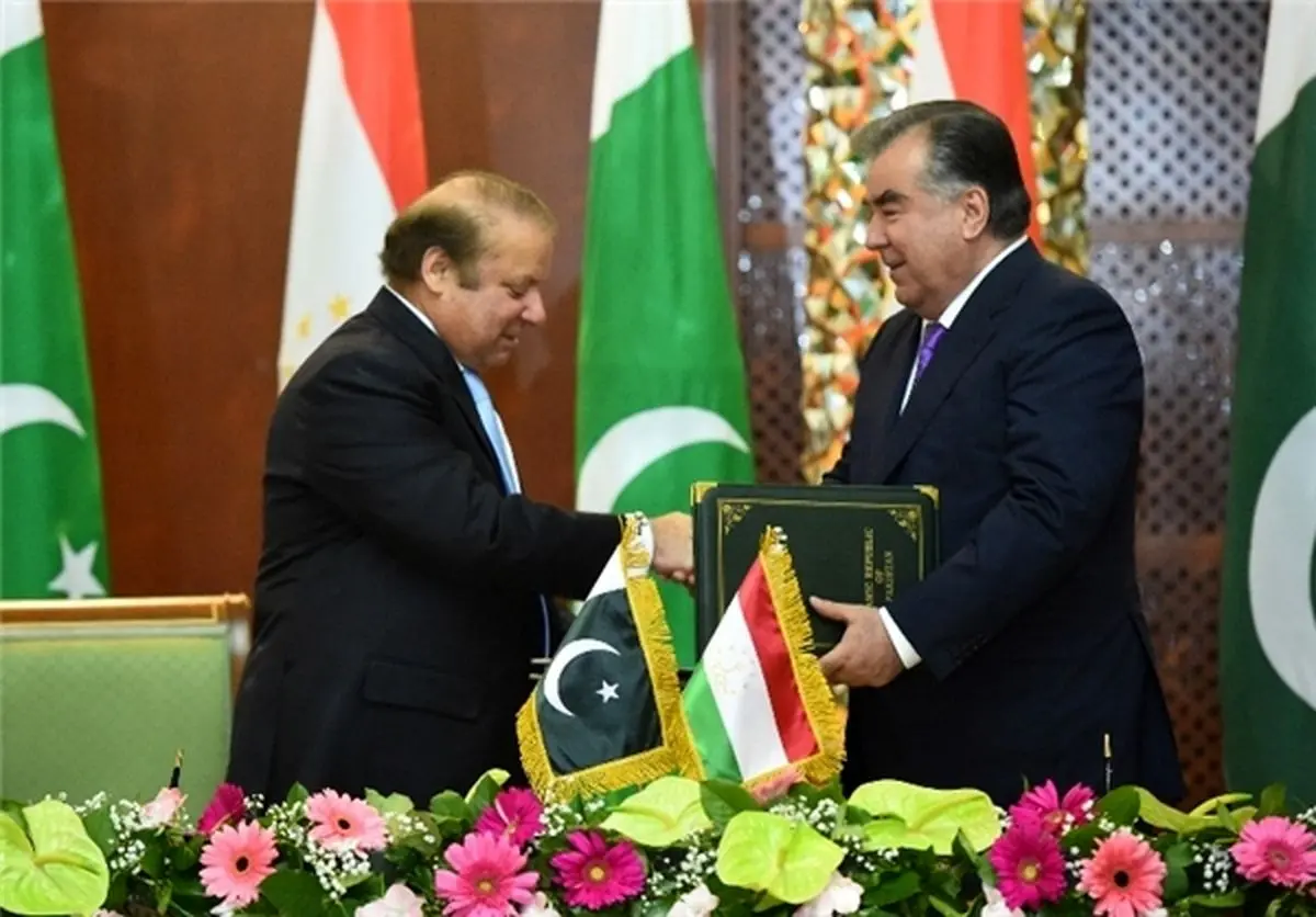 تاجیکستان و پاکستان سند همکاری مشترک امضا کردند +تصاویر