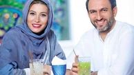 فریبا نادری در کنار همسرش + عکس