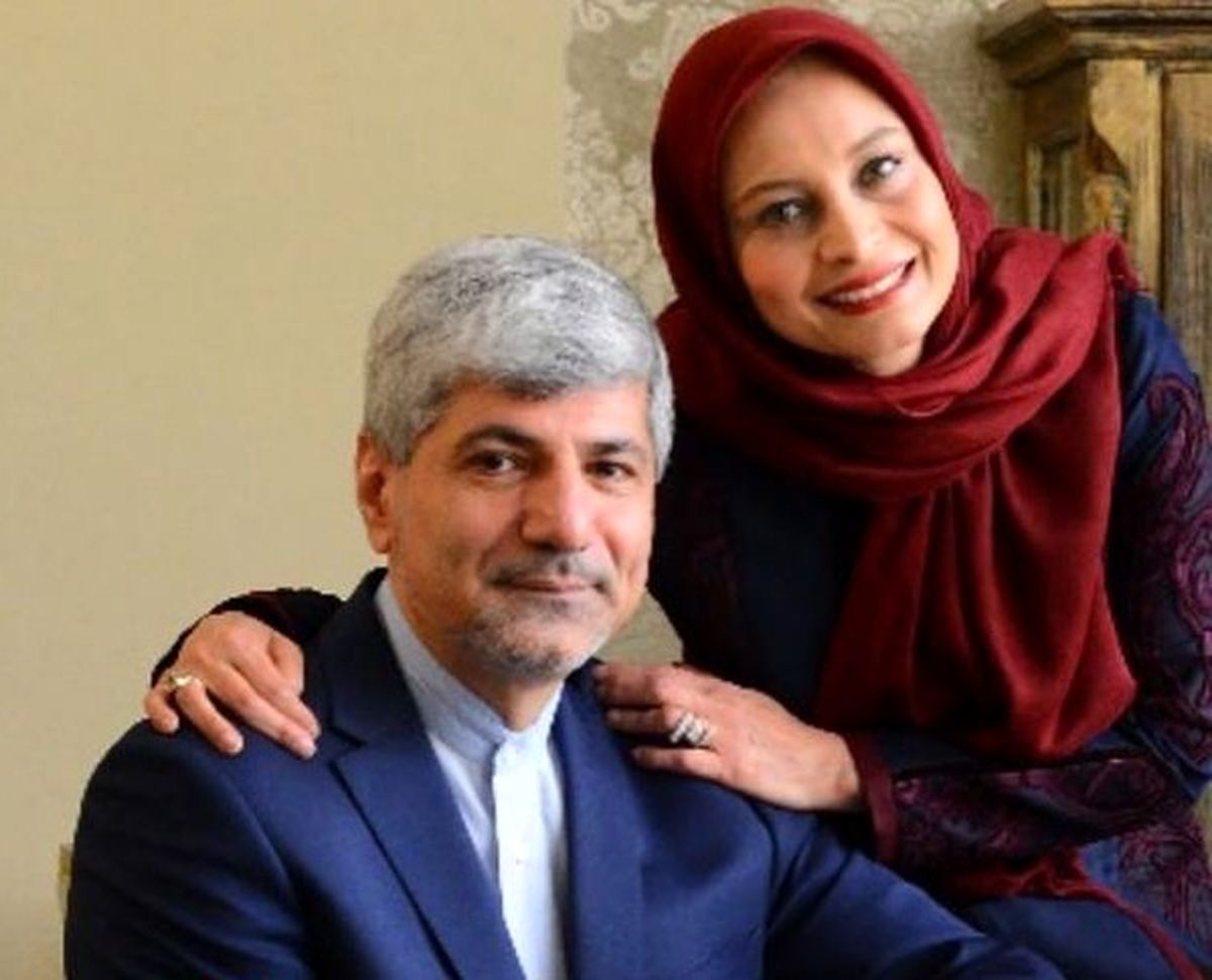 عکس مریم کاویانی و همسرش