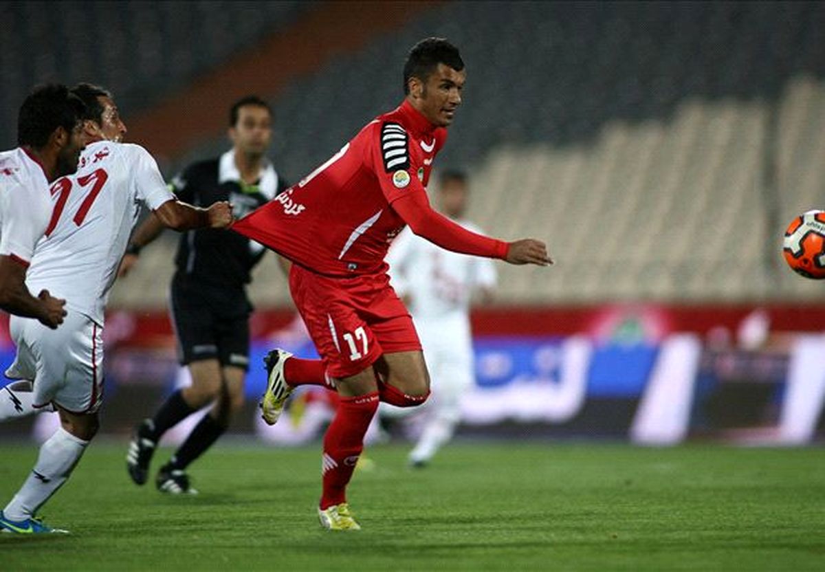 گلزنی مهاجم پرسپولیس در مشهد