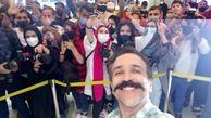 کمدین مشهور در اکران مردمی تکخال + عکس