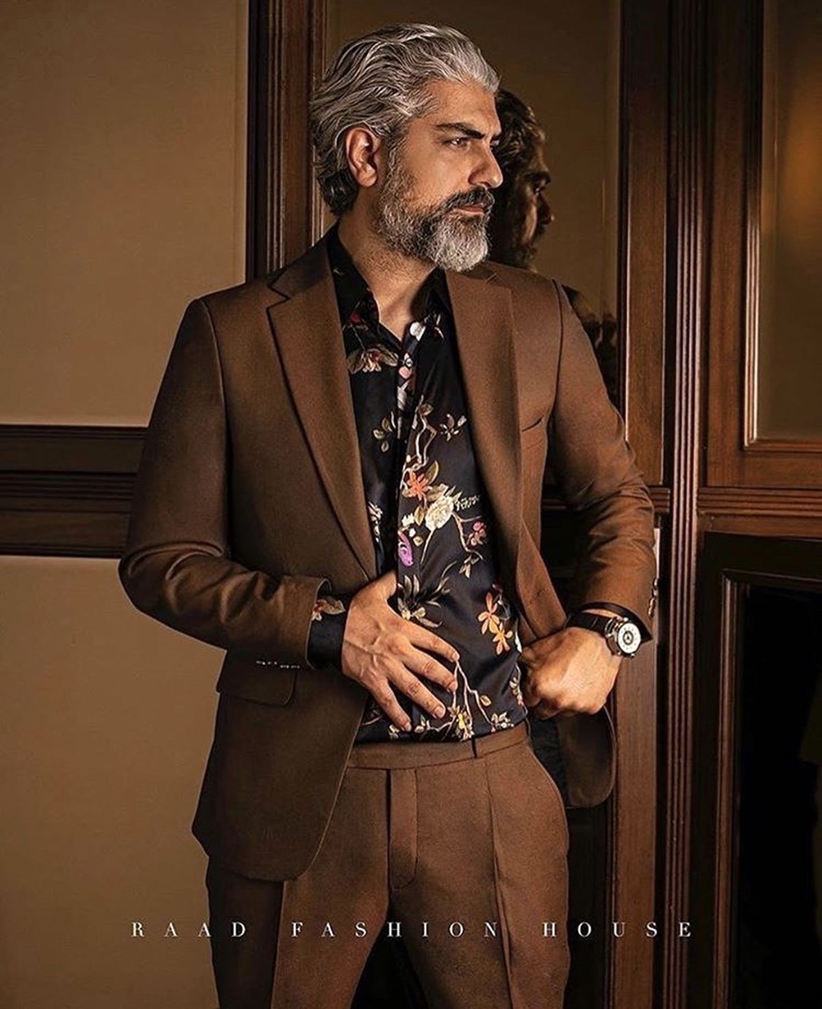مهدی‌ پاکدل مدل ژورنالی شد + عکس