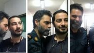 نوید محمدزاده و پیمان معادی در پشت صحنه متری شیش و نیم + عکس