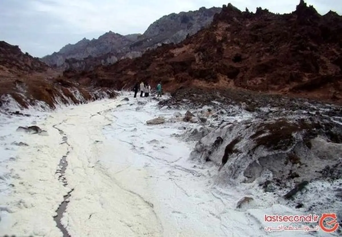 دره سکوت هرمز در بند رنگین کمان ‏(+عکس)