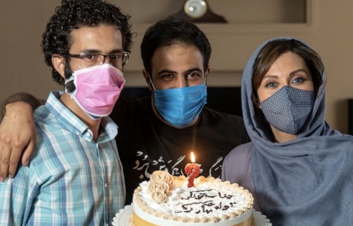 مهتاب کرامتی در تولد همکارش + عکس