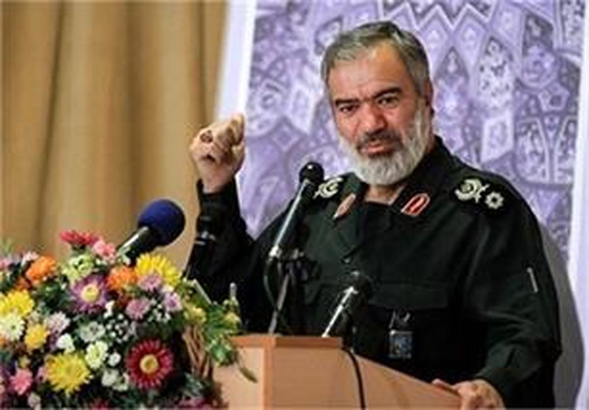 سردار فدوی:برای دفاع از انقلاب ،برابر زورگویی دشمنان دست روی دست نمی‌گذاریم