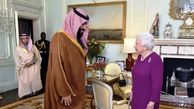 ولیعهد عربستان با ملکه انگلیس دیدار کرد