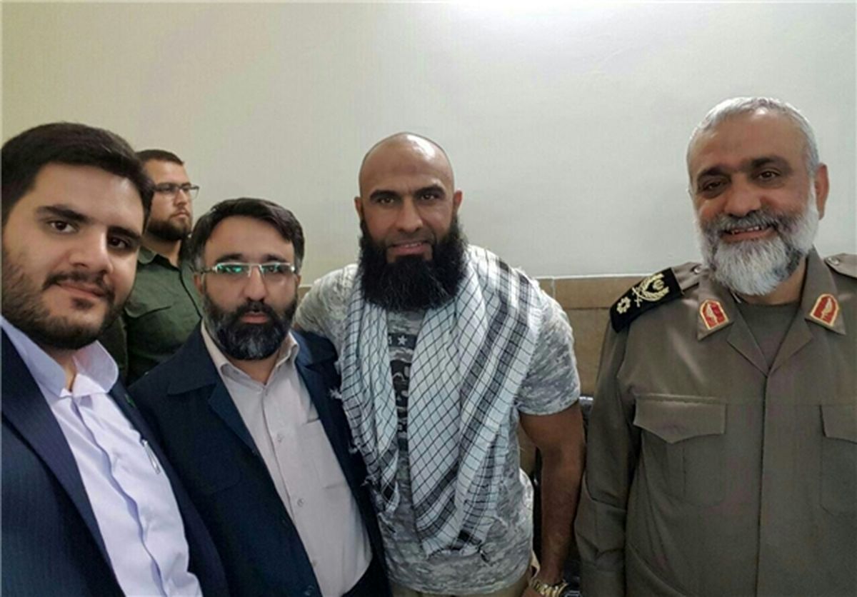  ابوعزرائیل در کنار سردار نقدی/عکس