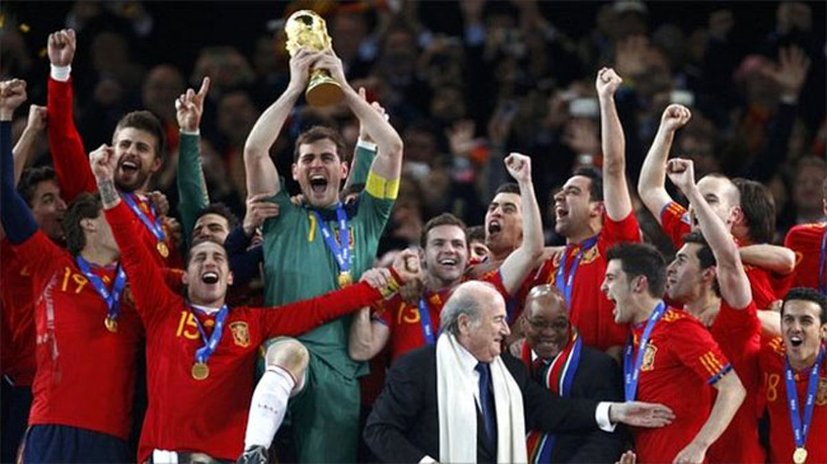 تیم قهرمان 2010 +عکس