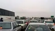 ترافیک شدید در شهر مهران