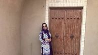 فریبا کوثری در کنار عمارتی تاریخی + عکس