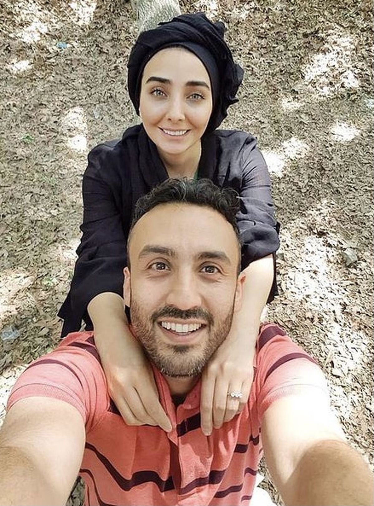 زوج عاشق سینمای ایران در گردش + عمس