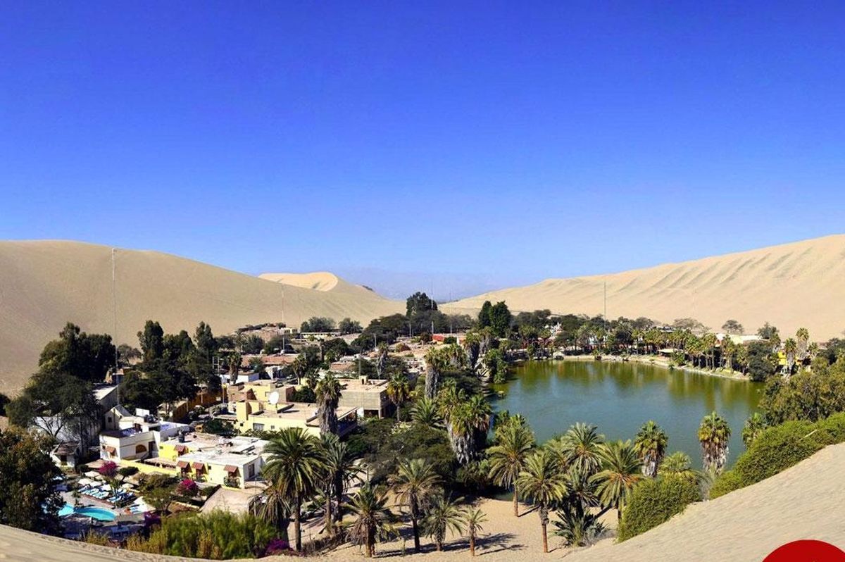 روستای سحرآمیز در دل صحرا +عکس