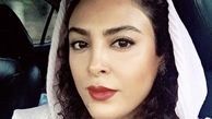 استایل حدیثه تهرانی در ماشین + عکس