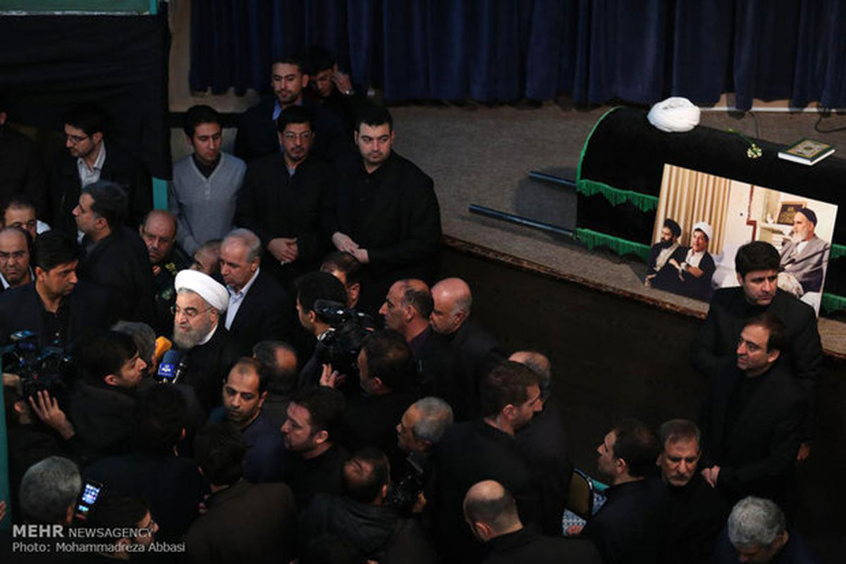 رئیس جمهور:آیت الله هاشمی پس از حادثه هفتم تیر بار سنگین نظام را بر دوش گرفت