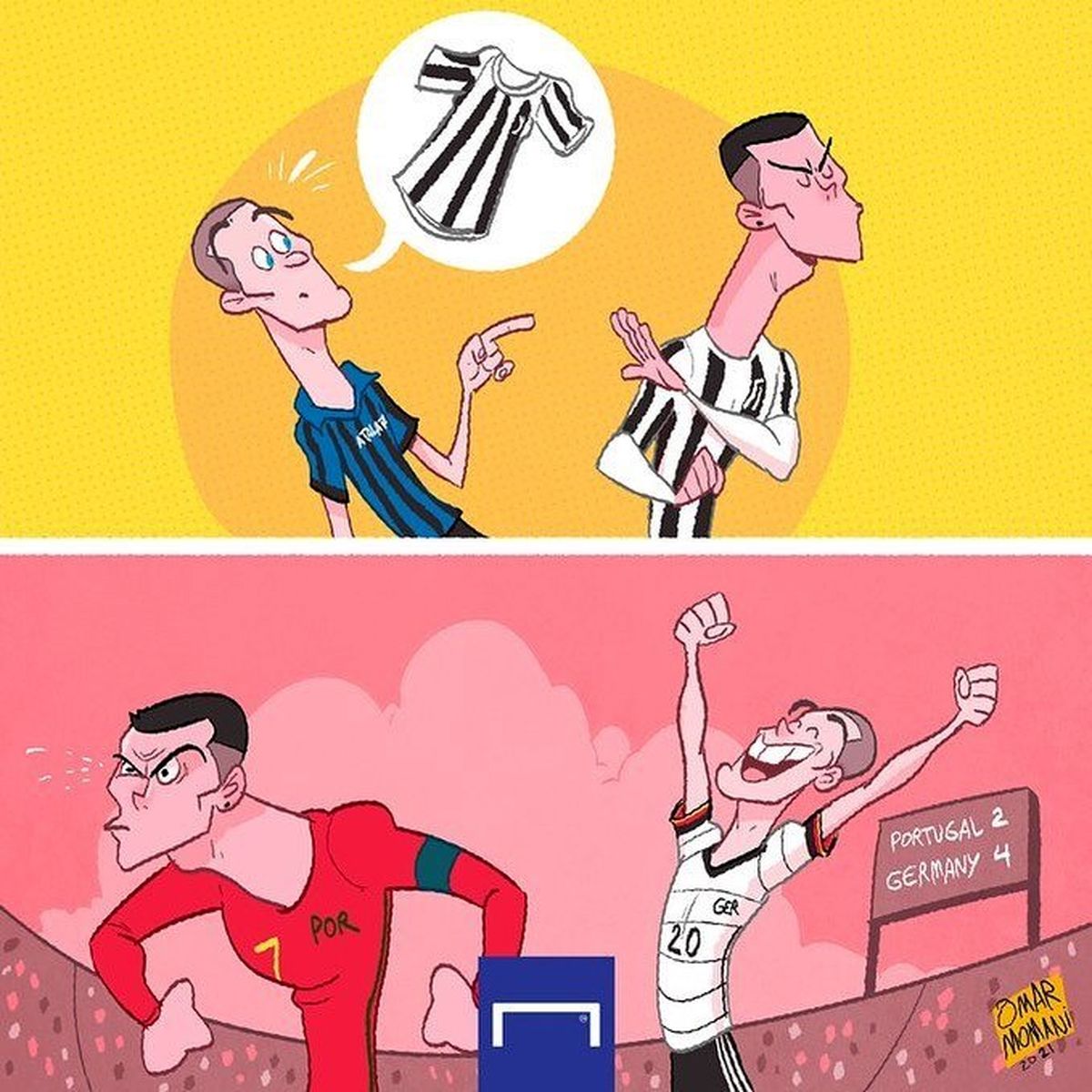 کدام بازیکن از رونالدو انتقام گرفت!؟