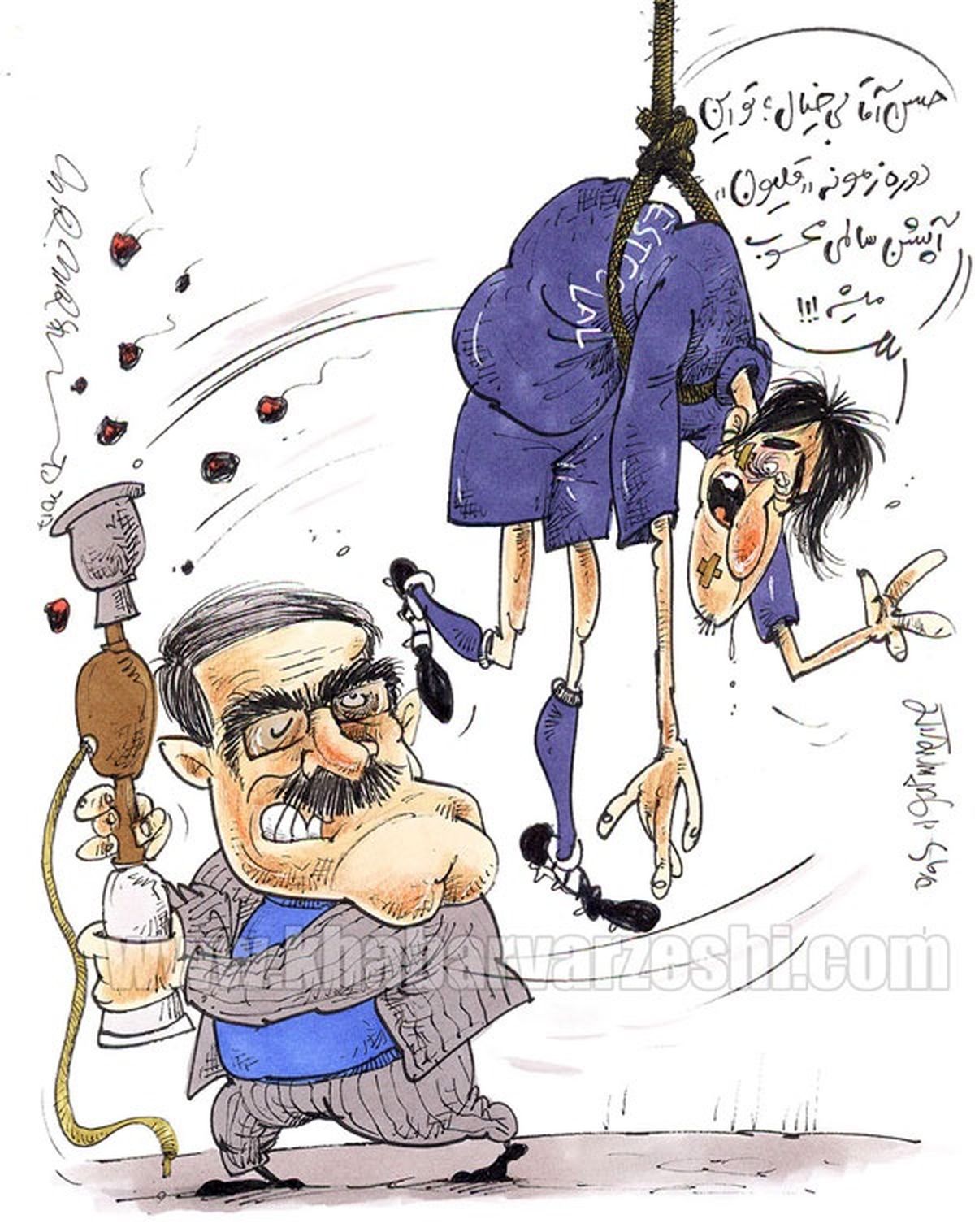  استقلالی‌ها و قلیون!/عکس