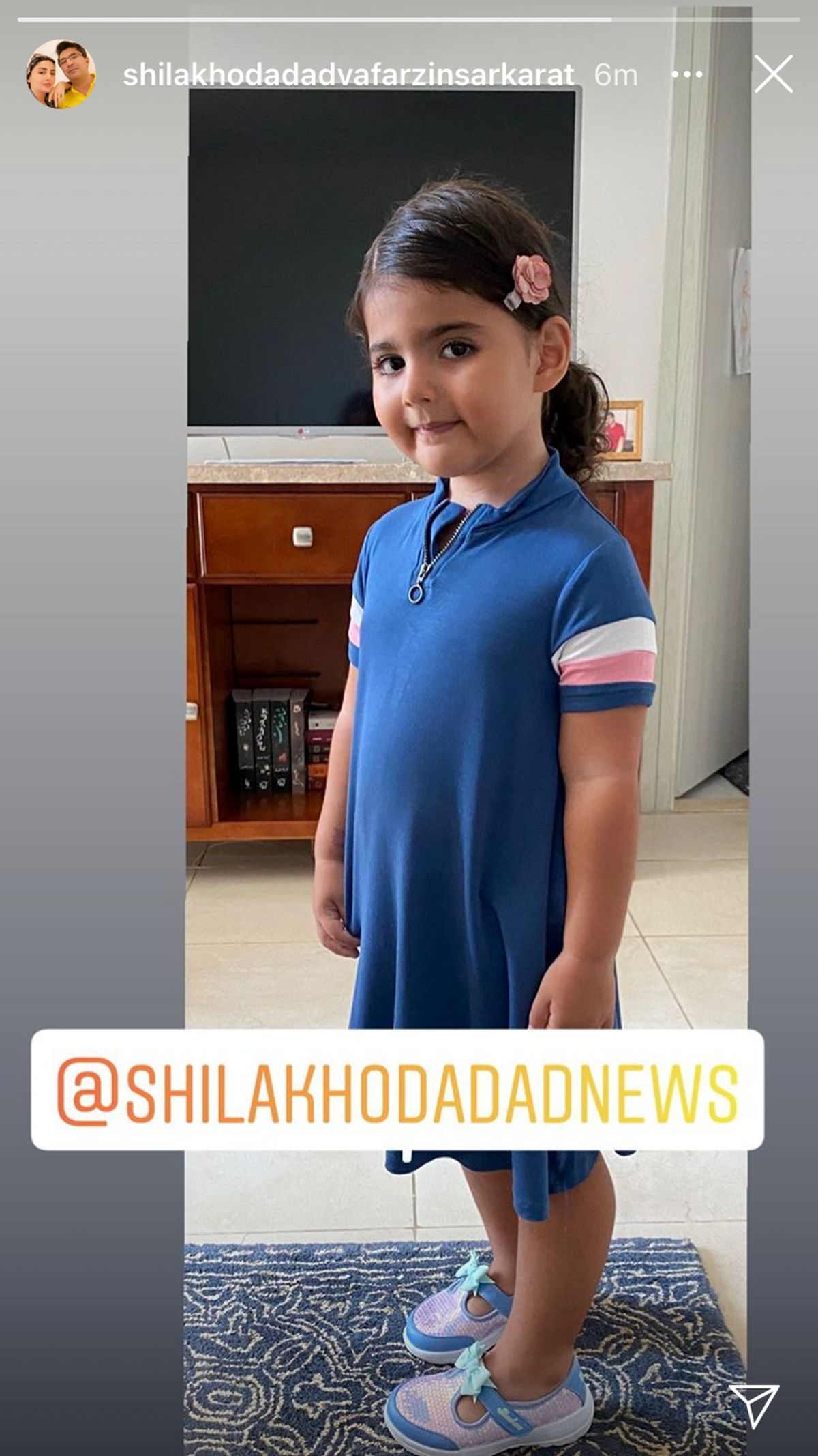 دختر کوچولو بامزه شیلا خداداد + عکس