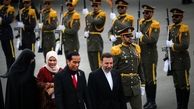 پوشش همسر رییس‌جمهور اندونزی در تهران/تصاویر