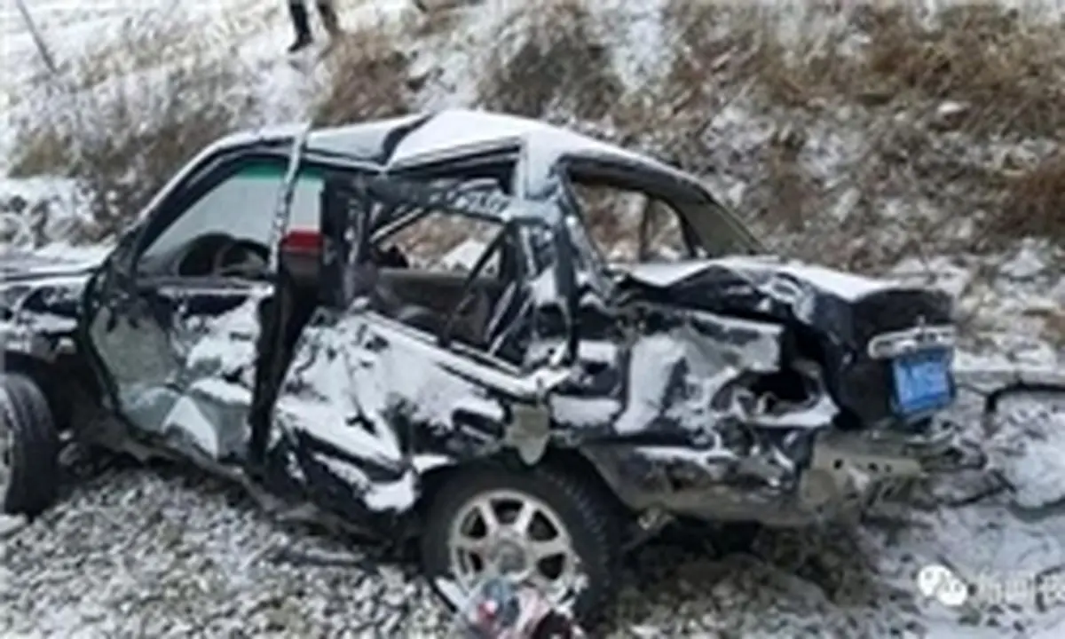 برخورد قطار با خودرو!