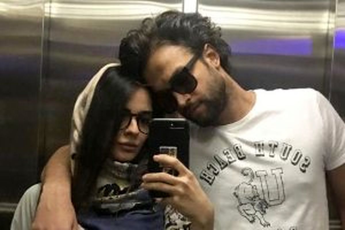سورپرایز بنیامین بهادری برای همسر دومش در روز عشق! عکس