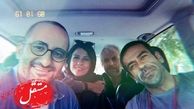 گردش سارا بهرامی با بچه های کرگدن+عکس