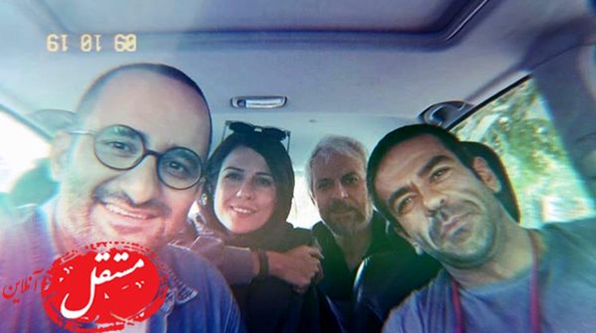 گردش سارا بهرامی با بچه های کرگدن+عکس