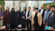 بهنوش بختیاری به همراه جمعی از دوستانش در قم + عکس