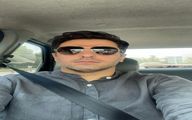 سلفی علی ضیا در ماشین لاکچریش + عکس