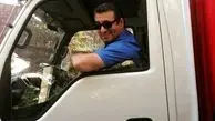 کامیون سواری سام نوری + عکس