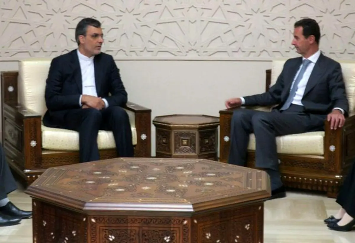 جابری انصاری با بشار اسد دیدار کرد
