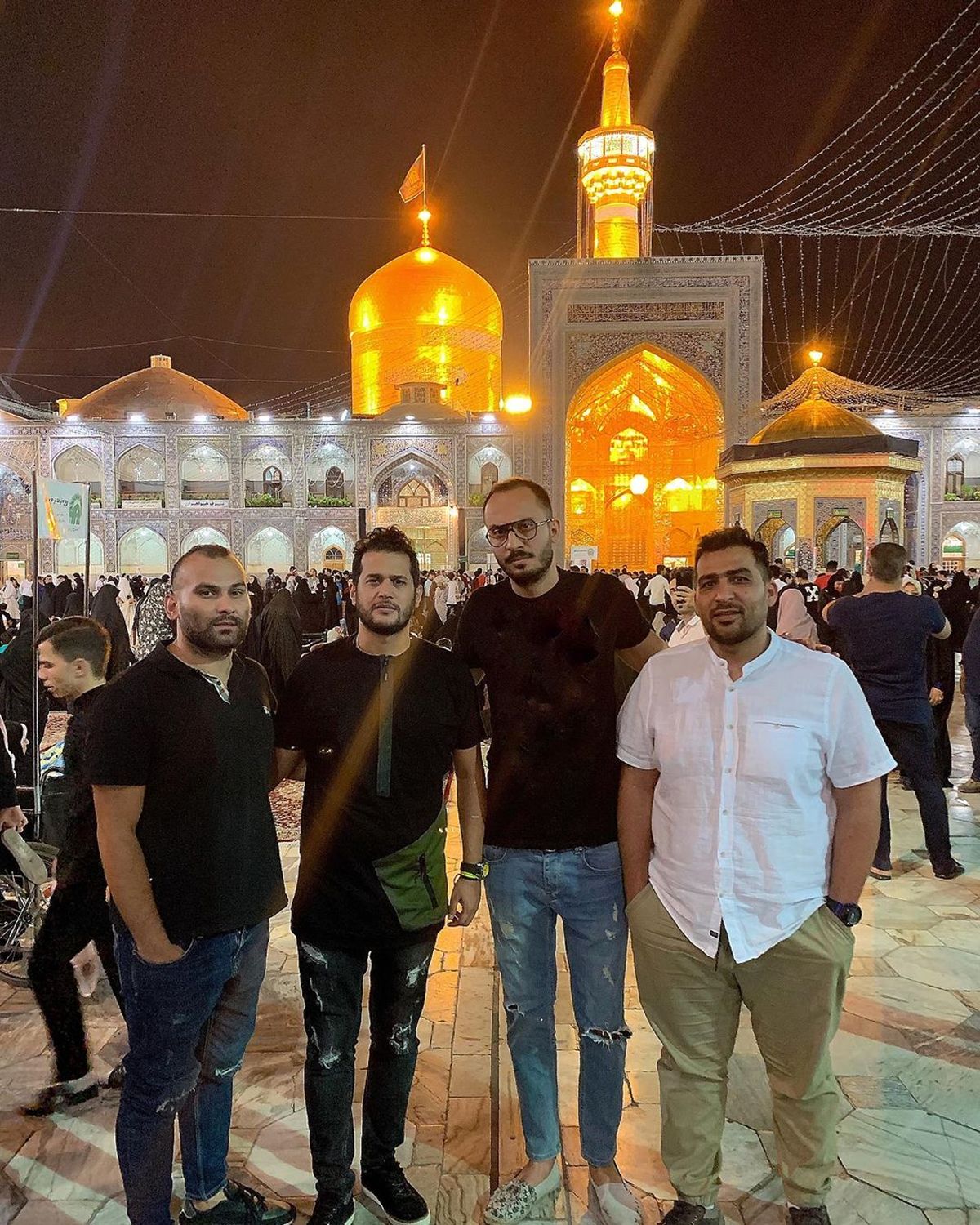 سفر دوستانه سیاوش خیرابی به مشهد+عکس