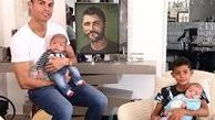 وقتی رونالدو از تعداد فرزاندنش راضی نیست!