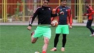 روبوسی حقیقی و صادقیان در تمرین پرسپولیس