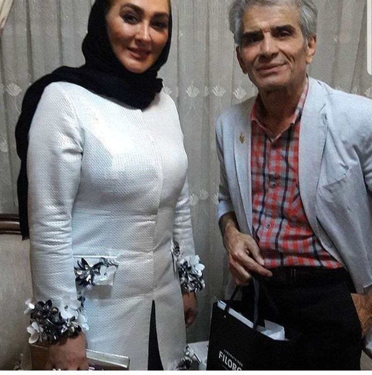 اضافه وزن الهام حمیدی بعد از ازدواج+عکس