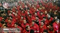  حواشی مراسم وداع با آتش نشان های شهید پلاسکو 